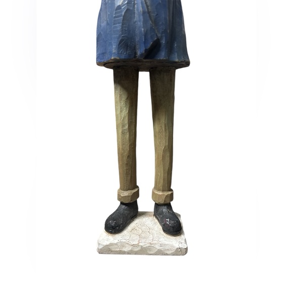 RARE tall VTG Christmas Caroler Man 31 inches tall